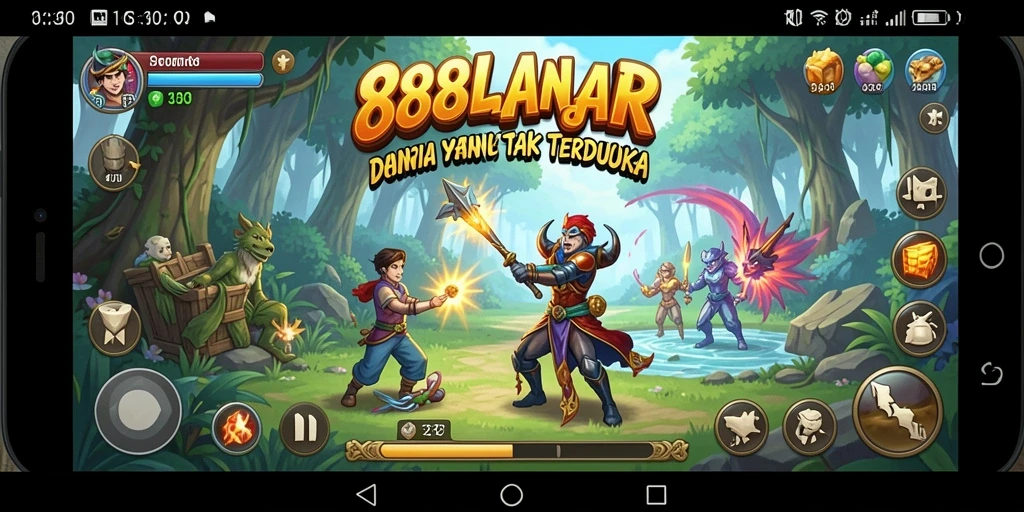 Screenshot gameplay <strong>888R</strong> yang menunjukkan petualangan mendebarkan.