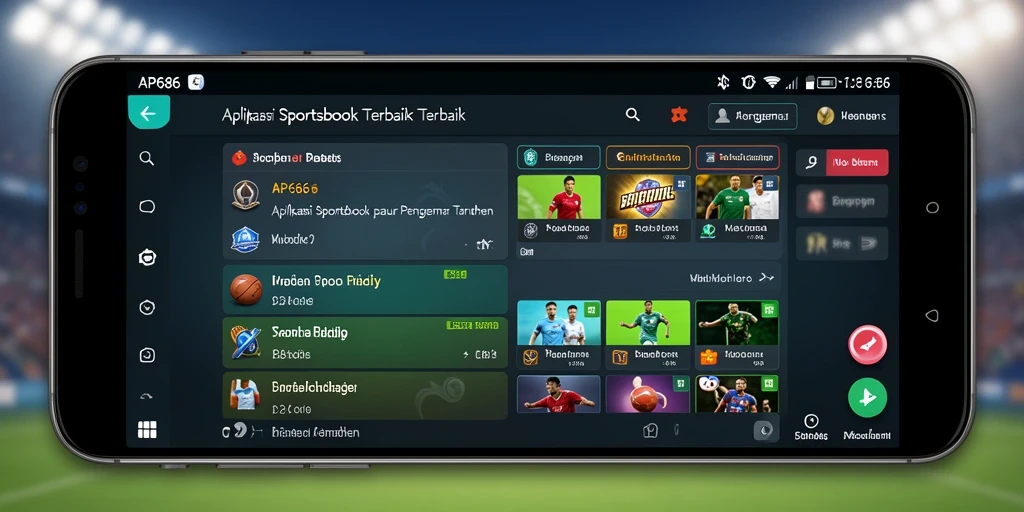 Screenshot menunjukkan tampilan antarmuka aplikasi AP686 saat melakukan taruhan.