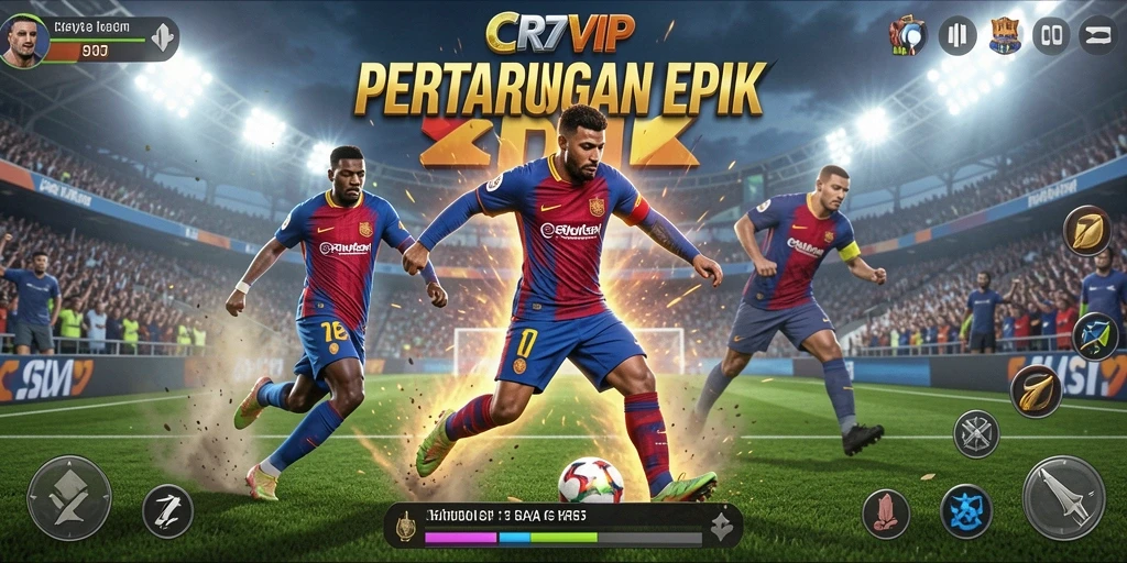 Gambaran aksi pertarungan mendebarkan di CR7VIP.