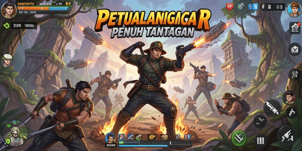 Tampilan gameplay DIREKTURTOTO yang menegangkan dan seru.
