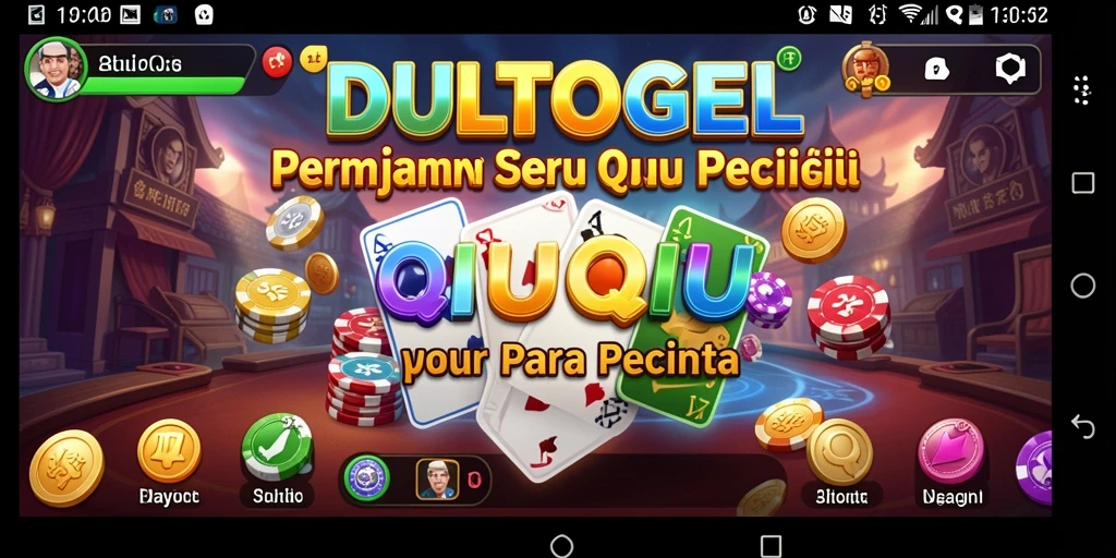Tampilan gameplay QiuQiu DULTOGEL yang menarik.