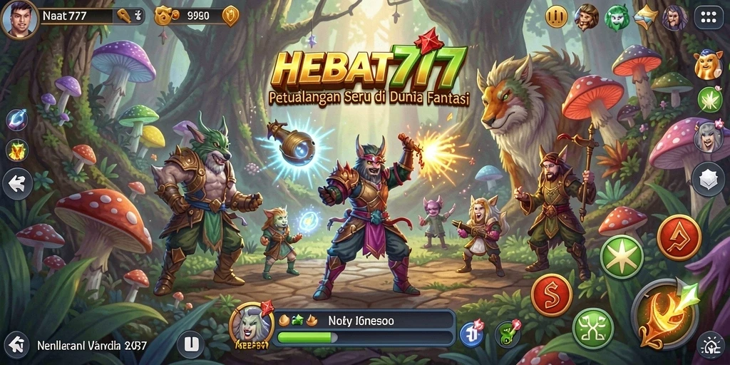 Gameplay seru dan petualangan menantang di HEBAT777.