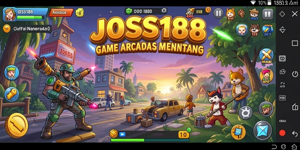 Tampilan gameplay JOSS188 yang penuh aksi dan tantangan.