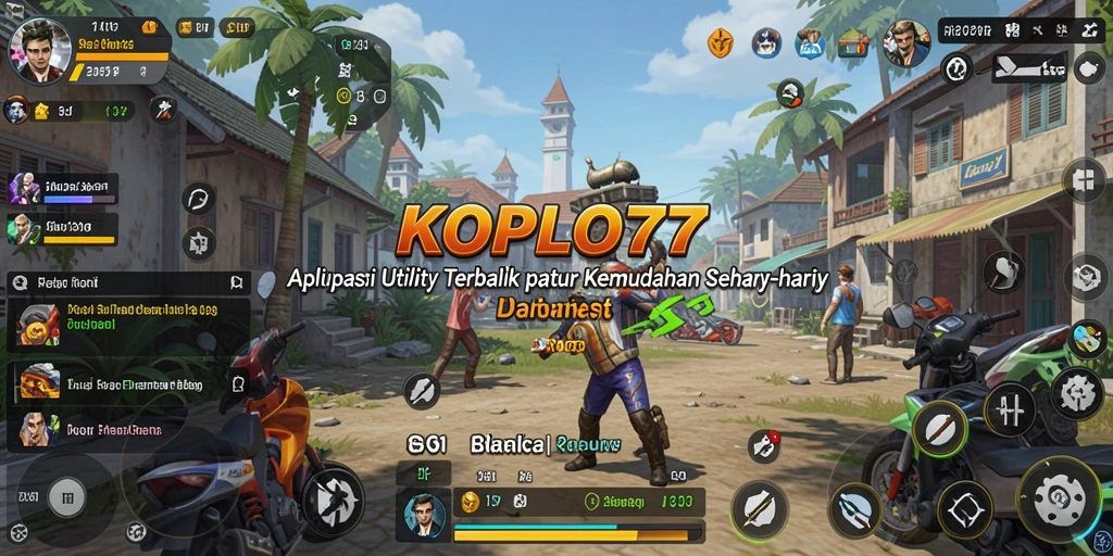 Tampilan antarmuka utama KOPLO77 yang intuitif dan menarik.
