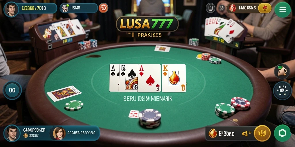 Screenshot gameplay LUSA777 yang mendebarkan dan interaktif.