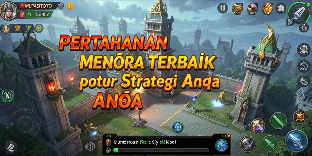 Gameplay seru Tower Defense dengan strategi cerdas di MUTASITOTO.