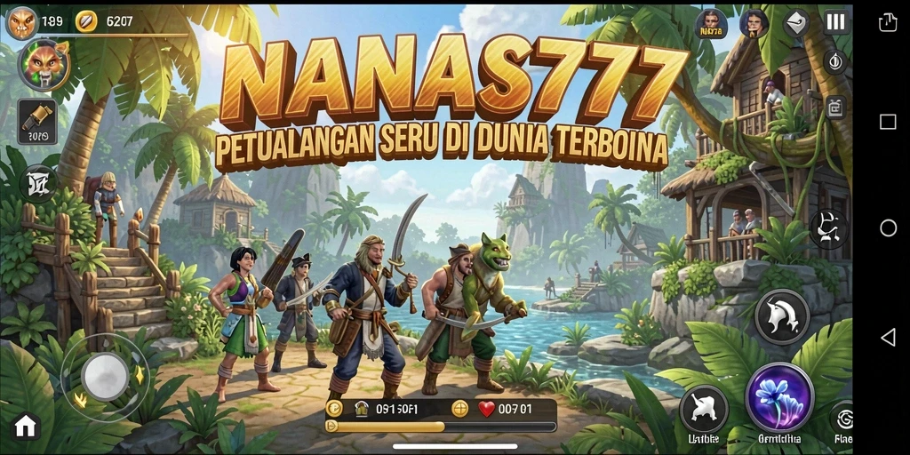 Menampilkan gameplay seru di dunia terbuka NANAS777.