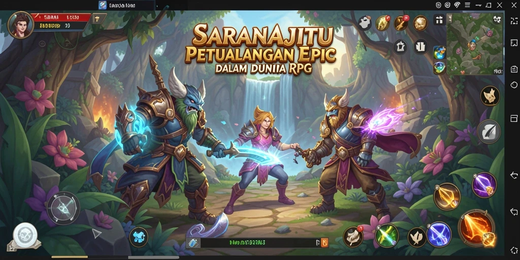 Gameplay mendebarkan di SARANAJITU dengan karakter yang unik.