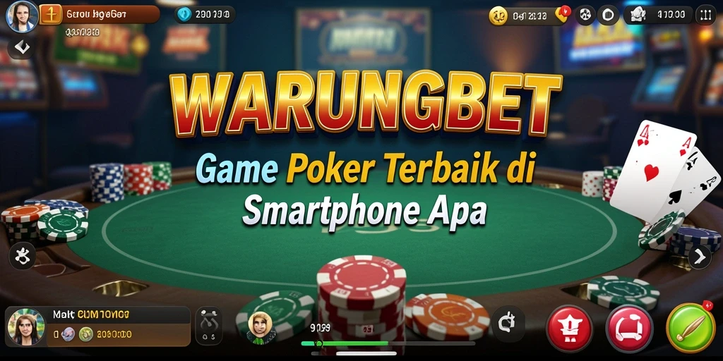 Tampilan gameplay Poker di WARUNGBET yang seru dan interaktif.