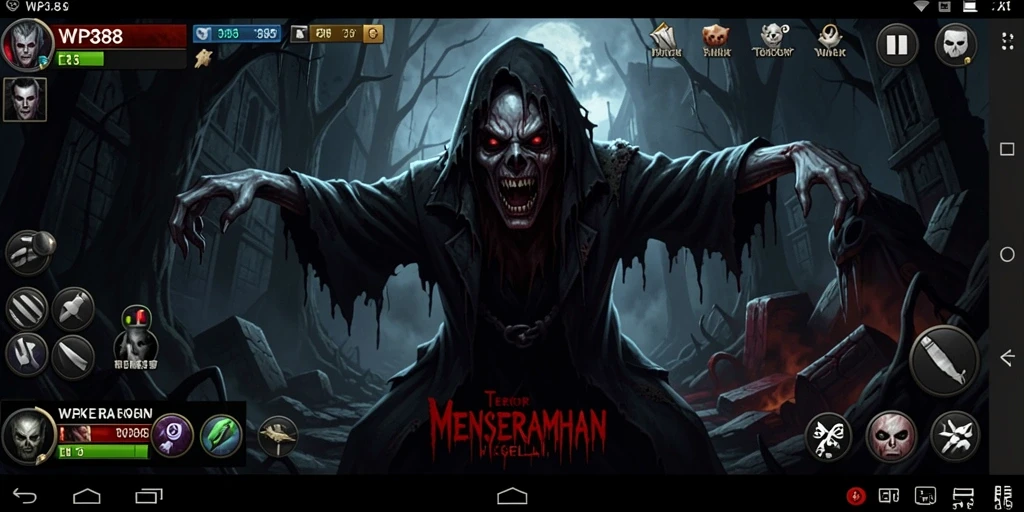 Gameplay menegangkan WP888 dengan suasana Horror yang mencekam.